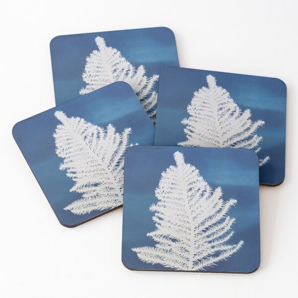 Item preview, Norfolk Island Pine Branch Cyanotype  designed and sold by MineralPhotos.
