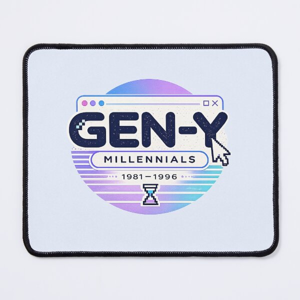 Item preview, Gen-Y Millennials Retro Digital: 1981-1996 Pixel UI Aesthetic Design designed and sold by Bratak.