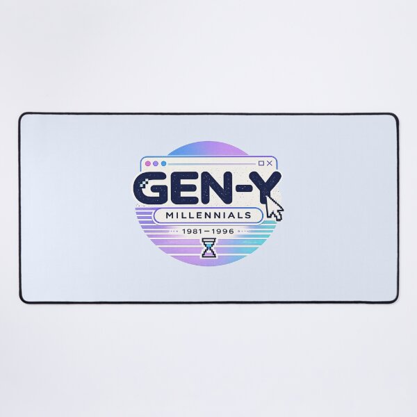 Item preview, Gen-Y Millennials Retro Digital: 1981-1996 Pixel UI Aesthetic Design designed and sold by Bratak.