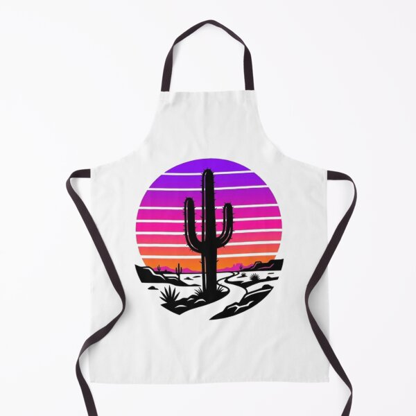 Item preview, Retro Synthwave Cactus Desert Sunset Art Print designed and sold by Sky-bully.