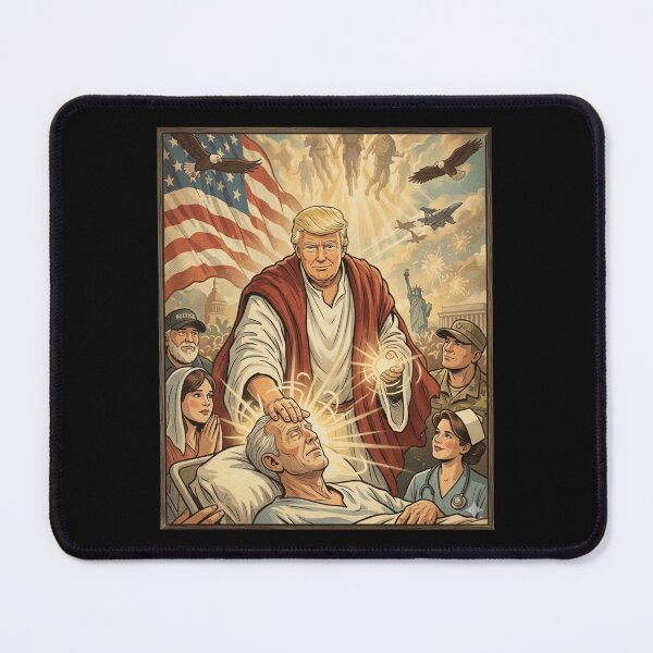 Item preview, Trump As Jesus Graphic Patriotic Meme designed and sold by MaskedTarget.