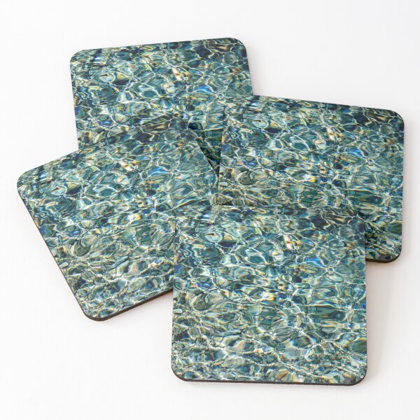 Item preview, Liquid Light Geometry – Abstract Ocean Reflections designed and sold by clipboxjp.
