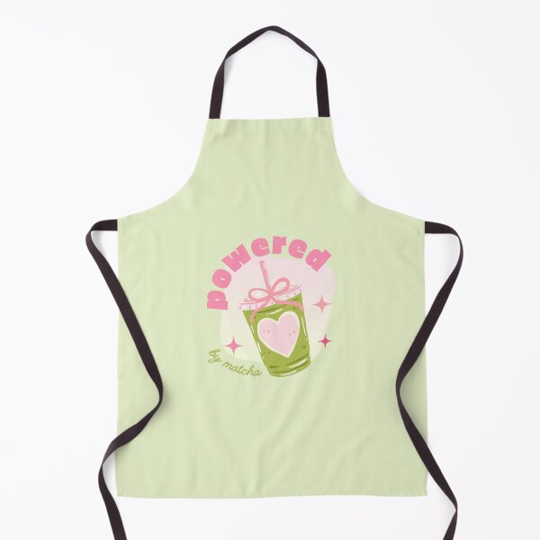 Item preview, Powered by matcha - Cute Kawaii Green Tea designed and sold by Tattyarts.