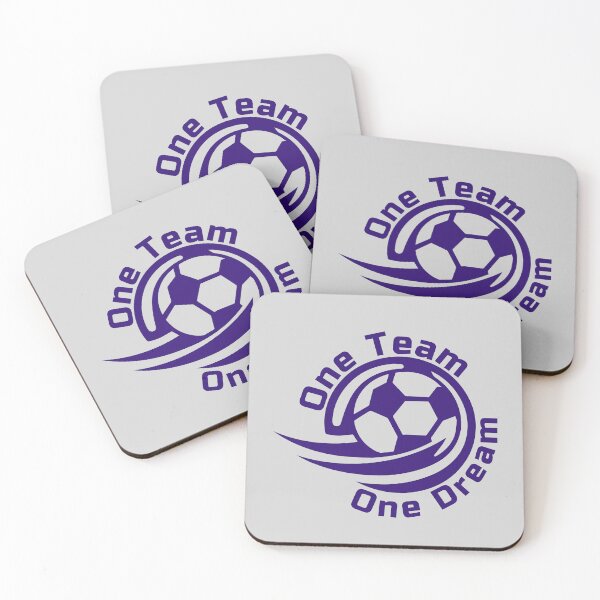 Item preview, One Team One Dream Navy-Blue Soccer Logo designed and sold by LoudVictory.