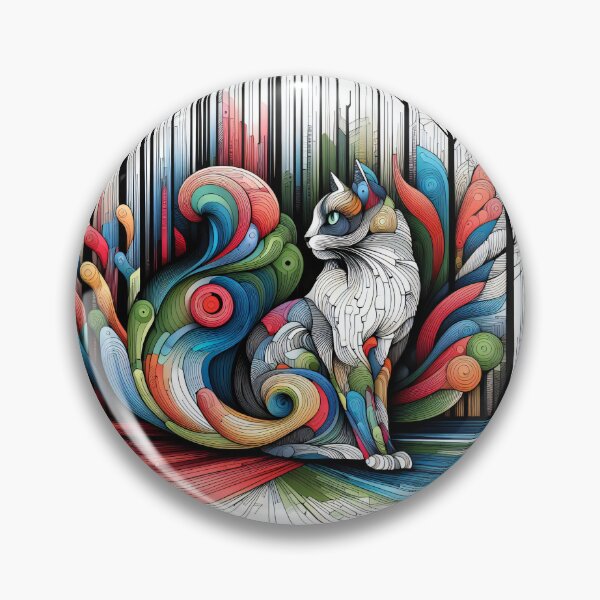 Item preview, Abstract Cat 2 designed and sold by Lukars77.