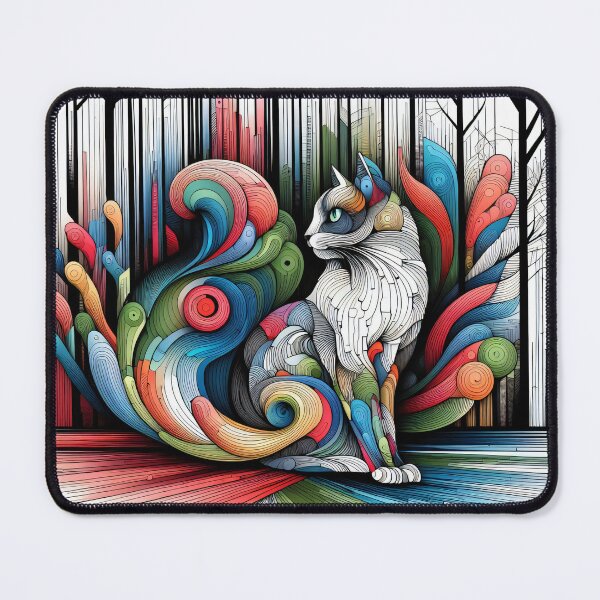 Item preview, Abstract Cat 2 designed and sold by Lukars77.