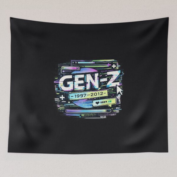 Item preview, Gen-Z Glitch Streetwear: 1997-2012 Cyberpunk Digital Aesthetic Design designed and sold by Bratak.
