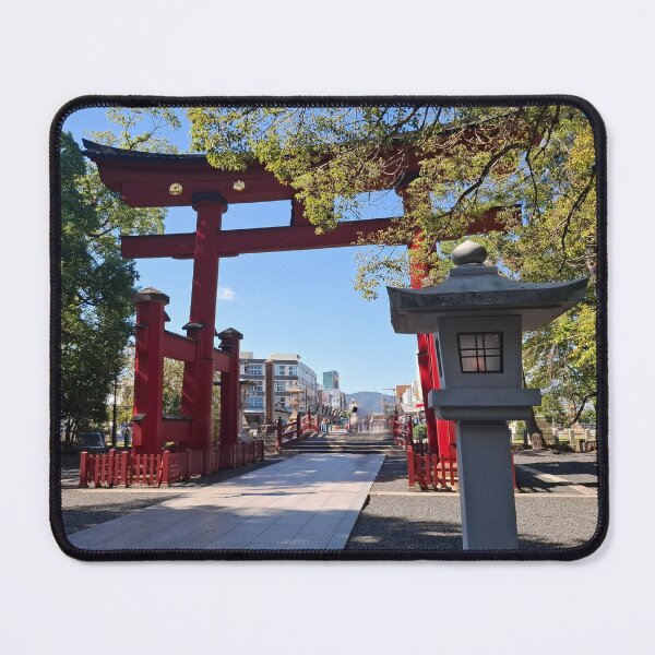 Item preview, Otorii (Great Gate) with lantern at Kehi Shrine in Tsuruga City, Japan designed and sold by Susan4Travel.