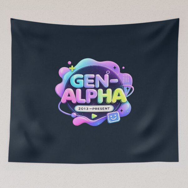 Item preview, Gen-Alpha Futuristic Gradient: 2013-Present Playful Digital Design designed and sold by Bratak.