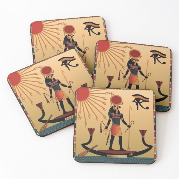 Item preview, SUN GOD RA | Amun Ra Egyptian Hieroglyphics Illustration designed and sold by Based History.