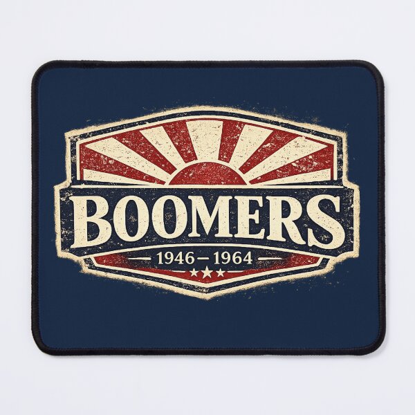 Item preview, Boomers Vintage Grunge:1946-1964 Retro Americana Streetwear Design designed and sold by Bratak.