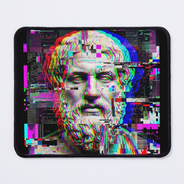 Item preview, Glitch Art Greek Statue RGB Fragmentation designed and sold by ryanguas.