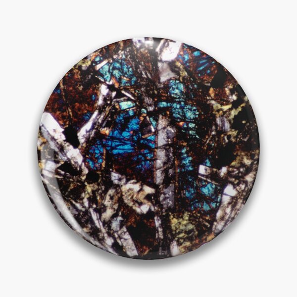 Item preview, Thin section geological image of Pyroxene and Feldspar designed and sold by MineralPhotos.