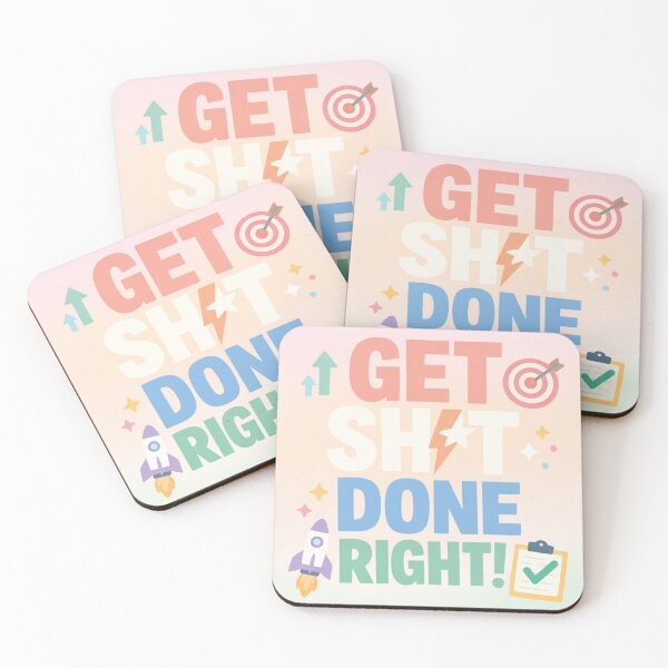 Item preview, Bold Pastel Motivational Productivity Poster designed and sold by NOMISKISAW.