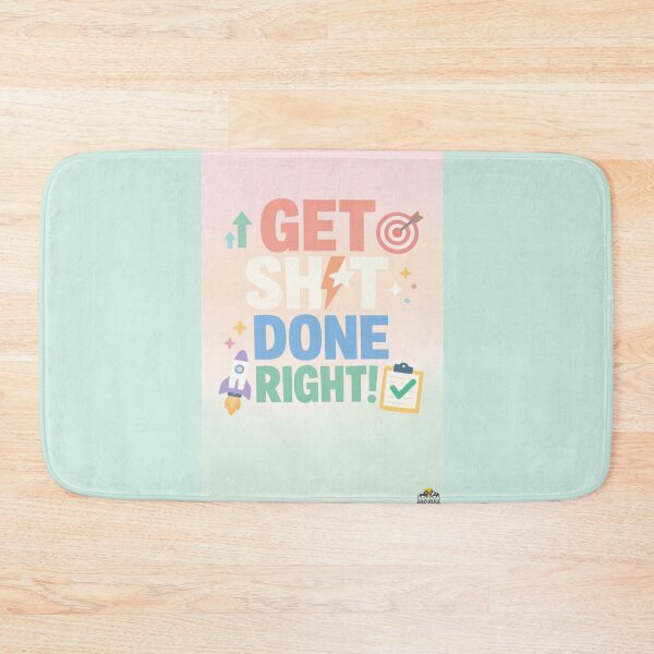 Item preview, Bold Pastel Motivational Productivity Poster designed and sold by NOMISKISAW.