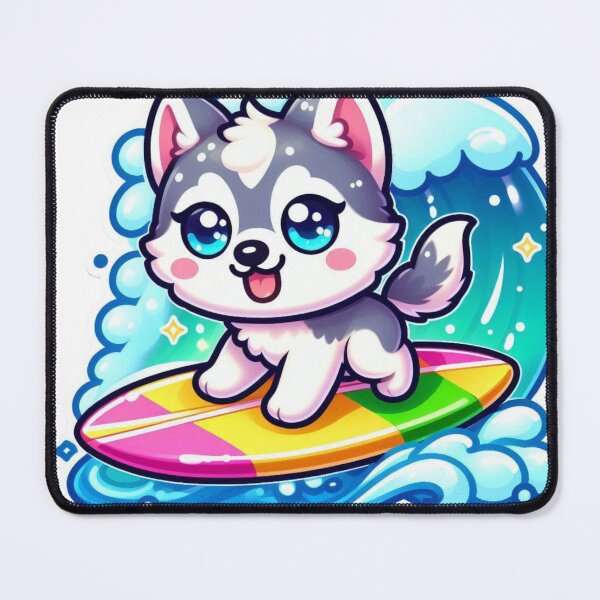 Item preview, Husky surfing  designed and sold by carestazafeli.