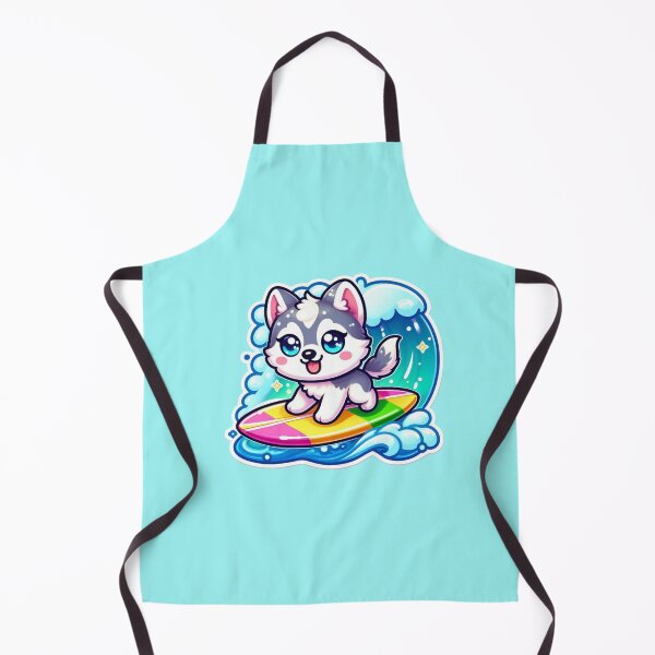 Item preview, Husky surfing designed and sold by carestazafeli.
