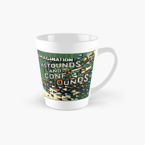 Item preview, imagination astounds ab tinfoil colorful typographic abstract design designed and sold by SmashingDeals.