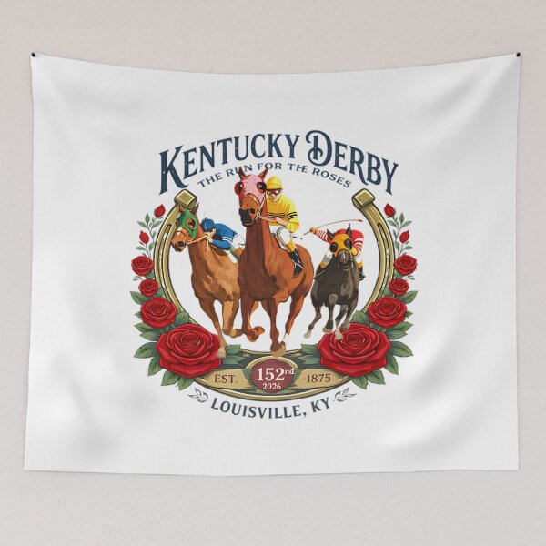 Item preview, Kentucky Derby - Kentucky Derby Celebrating 152 Years, Horse Racing, Kentuck Derby Day designed and sold by NonBuyingData.