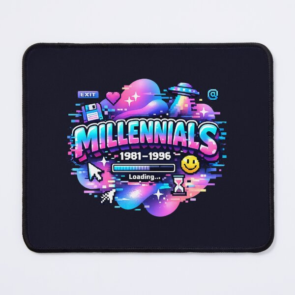 Item preview, Y2K Millennials Aesthetic: GEN-Y Retro Digital Glitch Design (1981-1996) designed and sold by Bratak.
