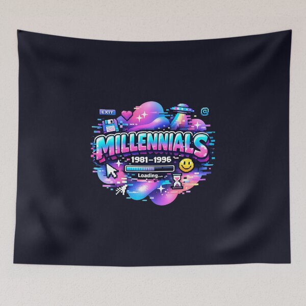 Item preview, Y2K Millennials Aesthetic: GEN-Y Retro Digital Glitch Design (1981-1996) designed and sold by Bratak.