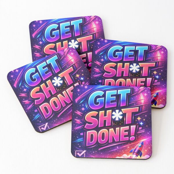 Item preview, Neon Cosmic Motivational Productivity Poster designed and sold by NOMISKISAW.