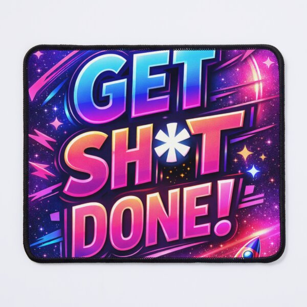 Item preview, Neon Cosmic Motivational Productivity Poster designed and sold by NOMISKISAW.