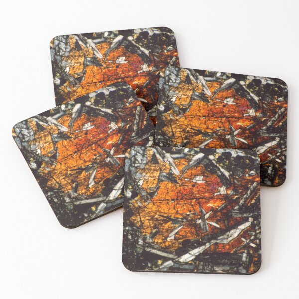 Item preview, Australian Mineral Thin Section Photograph of Pyroxene designed and sold by MineralPhotos.