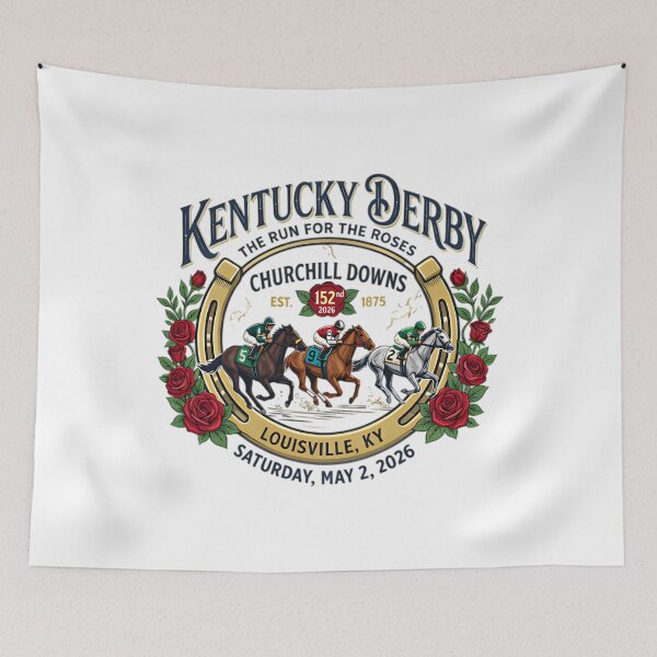 Item preview, Kentucky Derby - Kentucky Derby Celebrating 152 Years, Horse Racing, Kentuck Derby Day designed and sold by NonBuyingData.