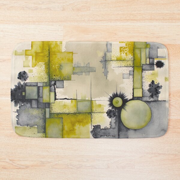 Item preview, Mid-Century Chartreuse Grid designed and sold by CAutumnTrapp.