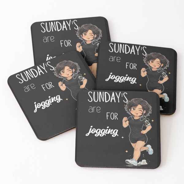 Item preview, Sundays Are For Jogging Girl Design designed and sold by StoryInCode.