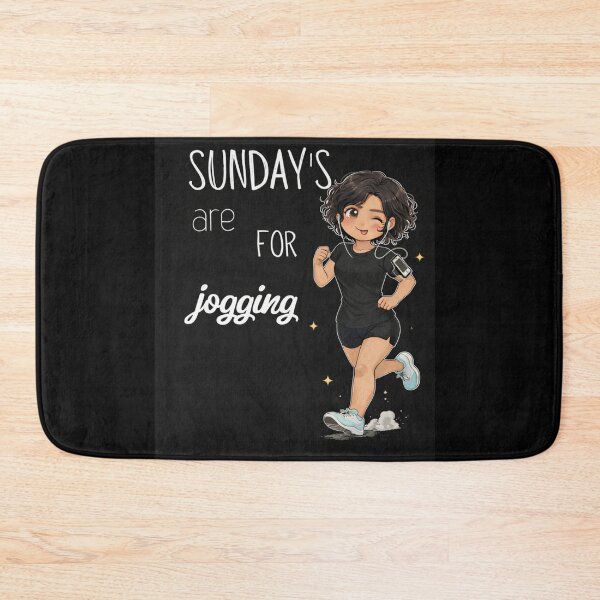 Item preview, Sundays Are For Jogging Girl Design designed and sold by StoryInCode.