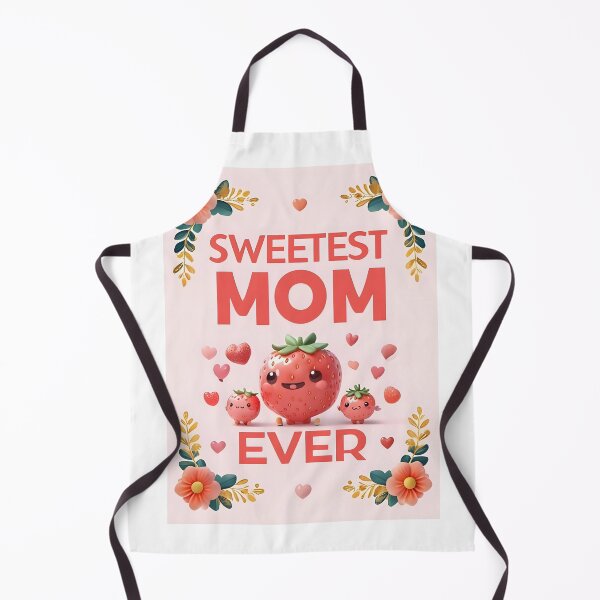 Item preview, Sweetest Mom Ever Strawberry – Cute Kawaii Mother’s Day Design designed and sold by SmartyWonders.