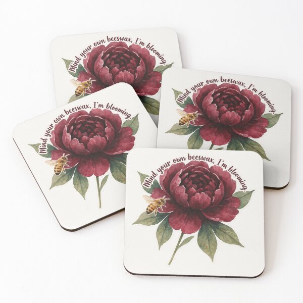 Item preview, Mind Your Own Beeswax Blooming Floral designed and sold by CAutumnTrapp.