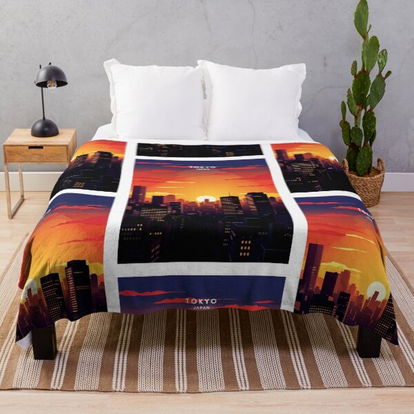 Item preview, Tokyo Japan Futuristic Cityscape designed and sold by NeuralVibe.