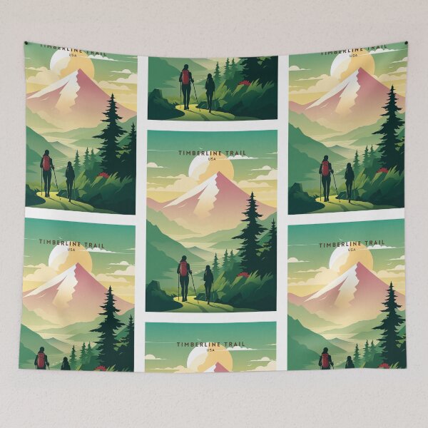 Item preview, Timberline Trail USA designed and sold by NeuralVibe.