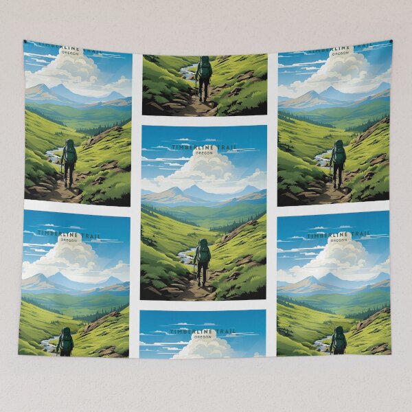 Item preview, Timberline Trail USA Alpine Adventure designed and sold by NeuralVibe.