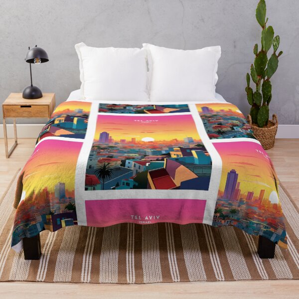 Item preview, Tel Aviv Israel Vibrant Coastal City designed and sold by NeuralVibe.