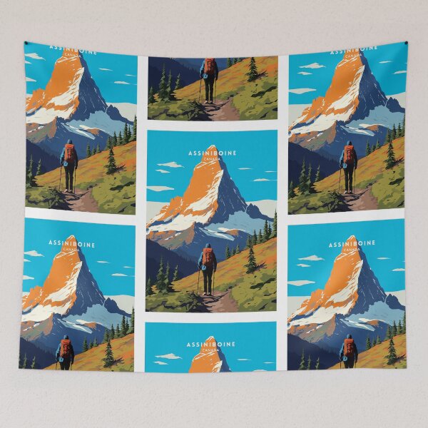 Item preview, Mount Assiniboine Canada Alpine Majesty designed and sold by NeuralVibe.