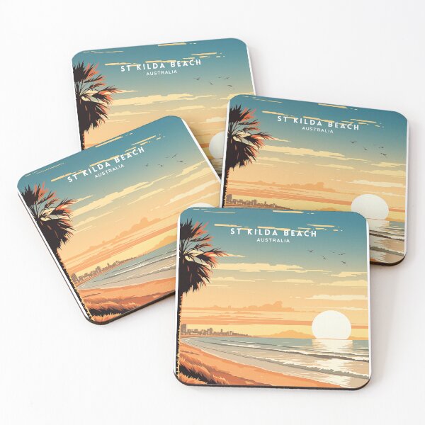 Item preview, St Kilda Beach Australia designed and sold by NeuralVibe.