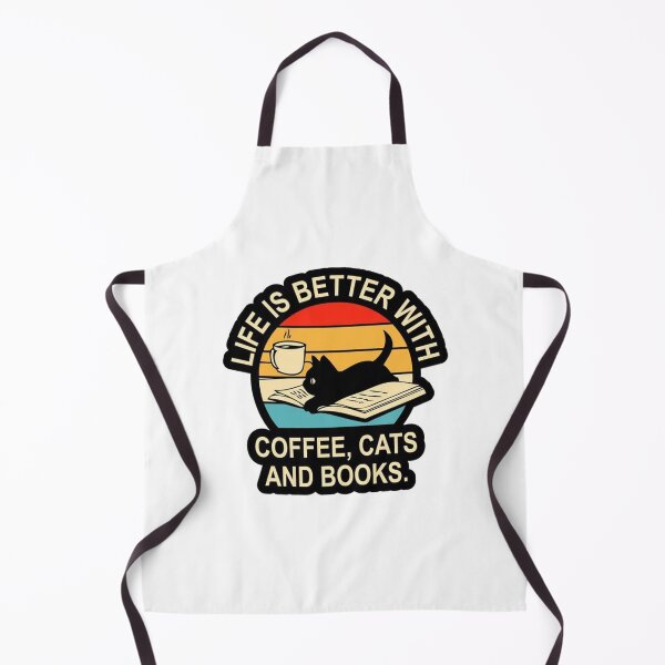 Item preview, Coffee Cats and Books designed and sold by ignancobra.