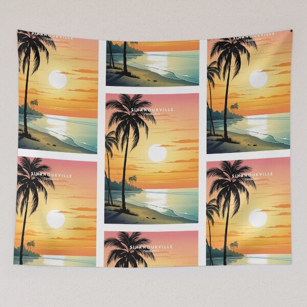 Item preview, Sihanoukville Cambodia Seaside Serenity designed and sold by NeuralVibe.