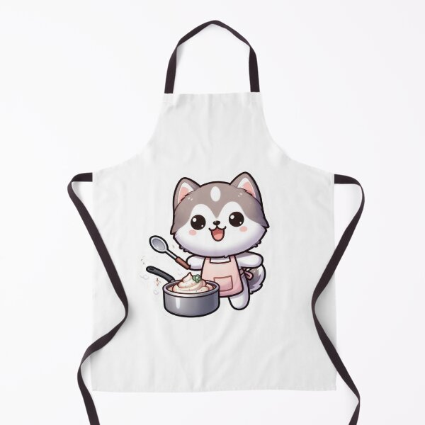 Item preview, Cute Husky Chef Cooking- Kawaii Baking Dog Kitchen Design  designed and sold by carestazafeli.