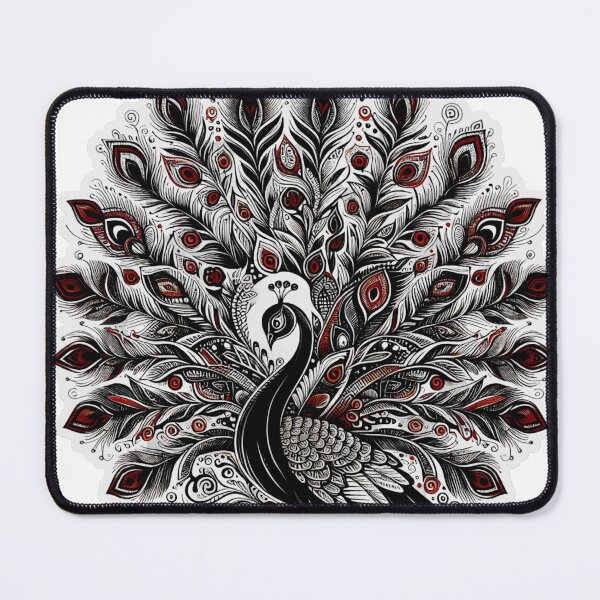 Item preview, Pattachitra Peacock Sticker | Indian Folk Art | Traditional Odisha Design designed and sold by Radhamadhaba Pattachitra Vibes”.