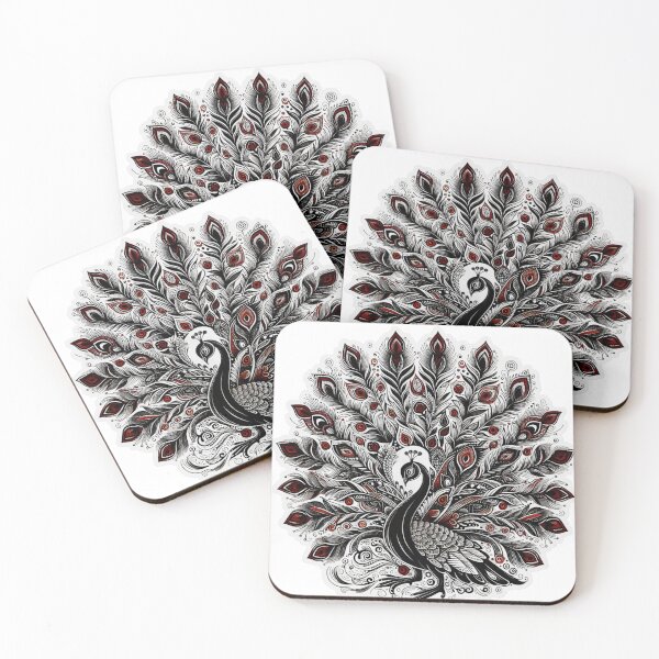 Item preview, Pattachitra Peacock Sticker | Indian Folk Art | Traditional Odisha Design designed and sold by Radhamadhaba Pattachitra Vibes”.