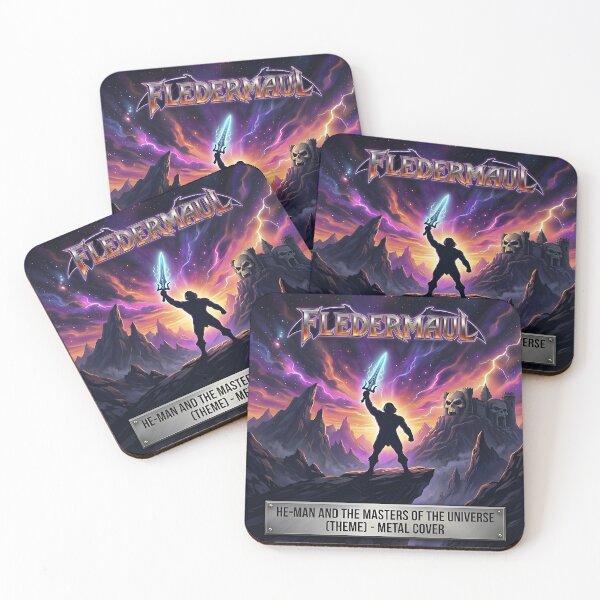 Item preview, FlederMaul: He-Man Masters of the Universe Metal Cover designed and sold by FlederMerch.