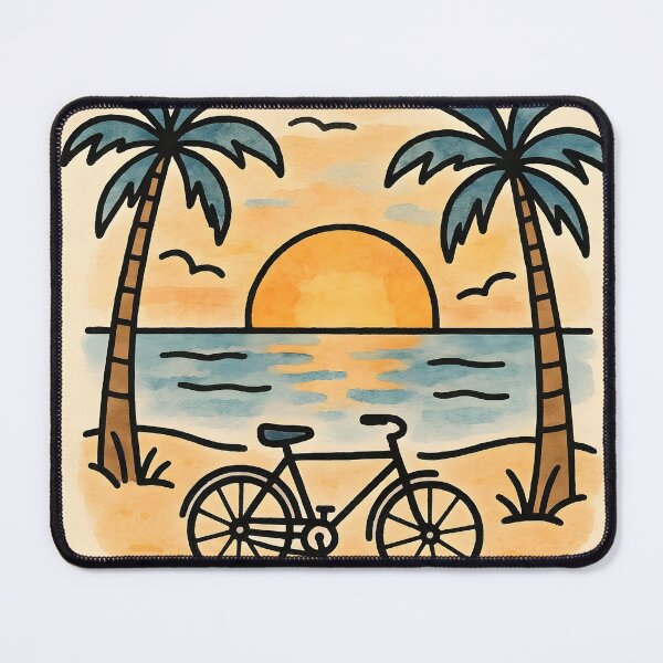 Item preview, Sunset Beach Bicycle designed and sold by GraphicsClub.