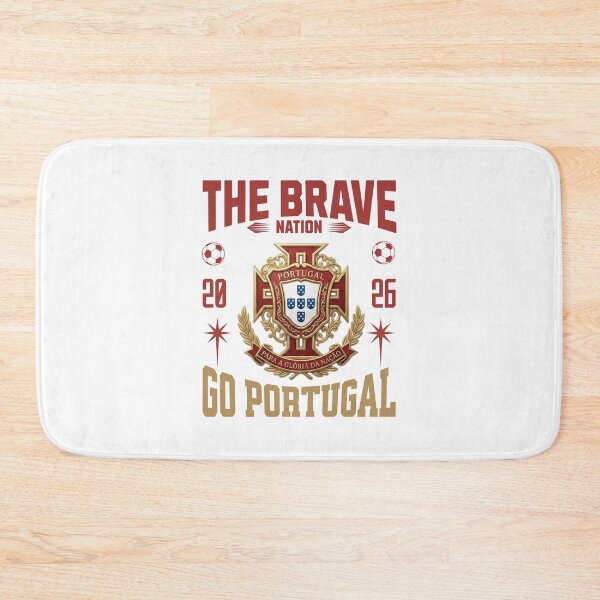 Item preview, Portugal Soccer 2026 The Brave Nation Vintage Football Fan Design designed and sold by Abaseen.