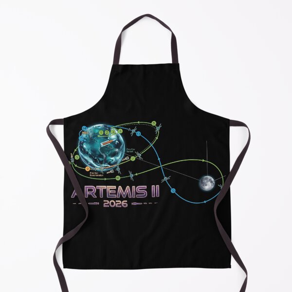 Item preview, Artemis 2 - Earth to Moon Space Mission Orbital Trajectory Diagram designed and sold by Bongocomic.
