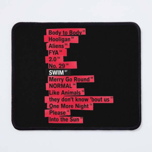 Item preview, BTS Tracklist Design – K-pop Playlist Aesthetic (Body to Body, SWIM, Into the Sun) designed and sold by KryaArts27.